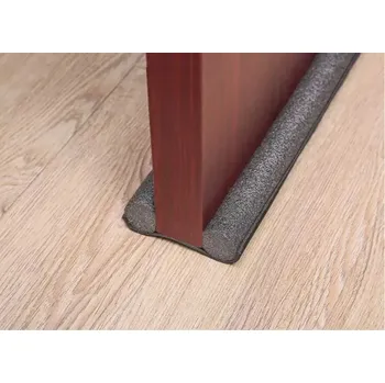 Těsnění do okna a dveří Oboustranná těsnící lišta pod dveře – černé 93x6x30 mm