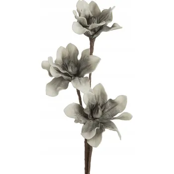 umělá květina Umělá květina dekorativní 74 cm stříbrná z EVA pěny