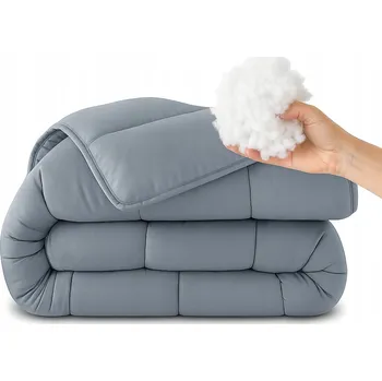 Prostěradlo Přikrývka šedá 140x200 antialergická celoroční česká premium