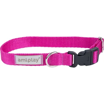 Obojek pro psa Obojek pro psy nastavitelný RUMBA růžová velikost XS, S, M, L, XL Rozměr: XL - 45-70x2,5 cm