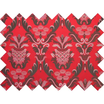 HEDVA ČESKÝ BROKÁT Vzorek brokátu 5x10cm 50749 ANANAS KORUNY červená | 106