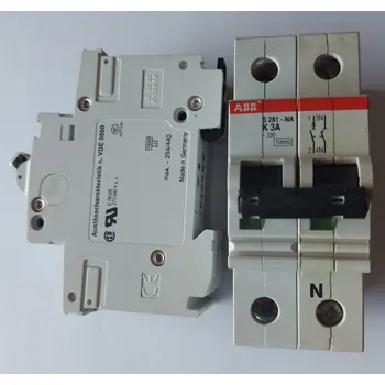 vypínač Jistič S281-NA K3A 10kA 1P+N K3A ABB