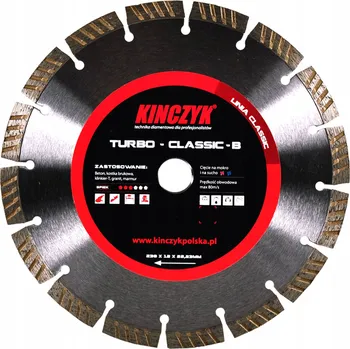 Řezný kotouč Diamantový kotouč Kinczyk 11-1025 230x22,23 mm na beton, dlažbu, cihly, klinkier a žulu