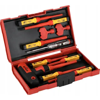Šroubovák ELEKTROTECHNICKÉ ŠROUBOVÁKY 12 KS OCEL CRV, 1000V "STALCO" S-12288