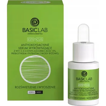 Pleťové sérum BasicLab Antioxidační Sérum s vit. C 15% Rozjasnění a Zklidnění 15 ml