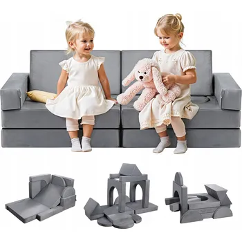 Pohovka Pohovka Vevor SF-1790 70 x 140,5 cm, šedá