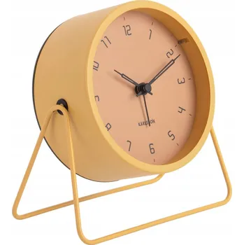 Hodiny Stojací hodiny budík STARK hořčicové