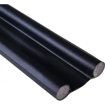 Těsnění do okna a dveří Oboustranná těsnící lišta pod dveře, skládací černá (DVT4)