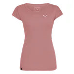 Salewa PUEZ Melange Dry W S/S TEE Desert pink melange S