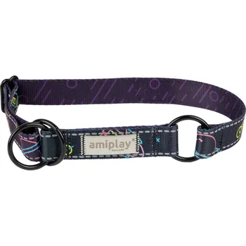 Obojek pro psa Obojek pro psy polostahovací COSMOS vzor C velikost M, L, XL Rozměr: M - 26-40x2,0 cm