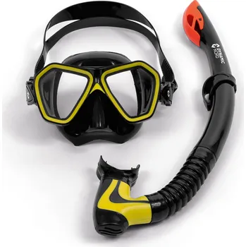 Potápěčská maska Potápěčské Brýle se šnorchlem pro plavání DYNAMICNORD MSJ-20 pro děti a mládež