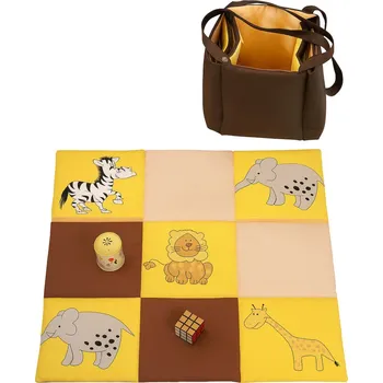 Hrací deka Jetex Hrací dětská deka a taška 2v1:žlutá