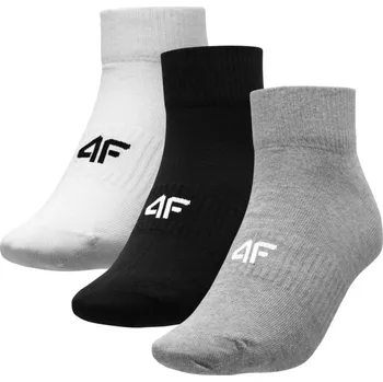 Pánské ponožky Pánské Ponožky 4F černé 43-46 3 páry bavlněné antistatické