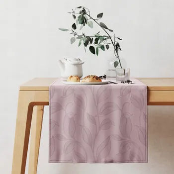 Obraz Běžec na stůl odstíny růžové 140 x 40 cm