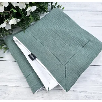 Dětská deka Kulišárny Dětská deka s velvetem - MENTOL mušelín