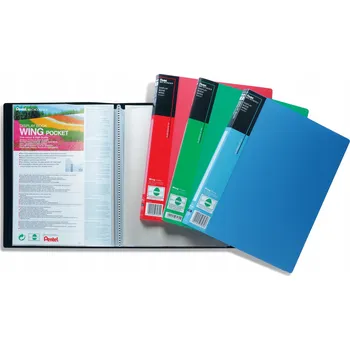 Prezentační desky A4 Pentel červené