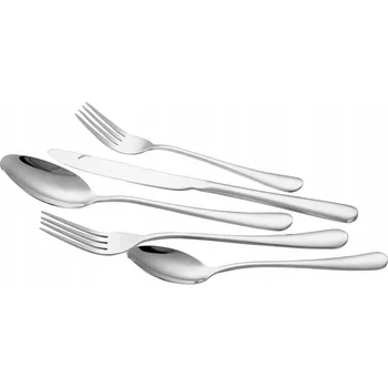 Příbor Sada Příborů 30 Kusů pro 6 Osob Snadné Čištění Nerezová Ocel