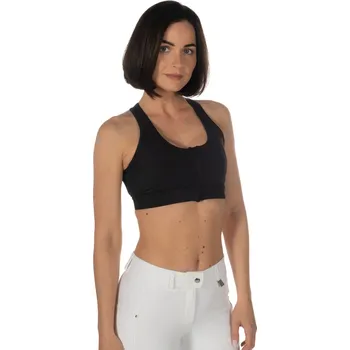 Podprsenka HKM Podprsenkový top Sport Bra -Amalfi- černý, L
