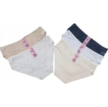 Dámské spodní prádlo Bavlněné Kalhotky s Krajkou Kalhotky Dámské mix barev Sada 5 kusů Velikost L