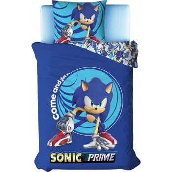 Povlečení Sada Povlečení Sonic 140 x 200 Modrá