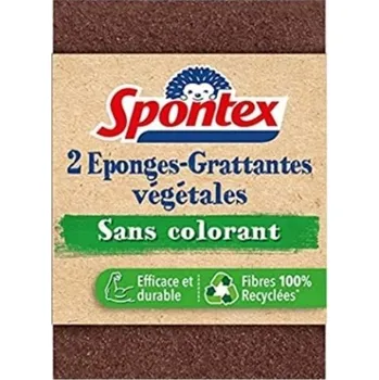Houbička Spontex, Bez barviv, Houbička na mytí nádobí, 2 ks