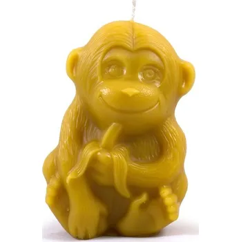 Svíčka Svíčka z včelího vosku - Opice