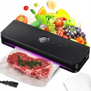 Vakuovačka VAKUOVÁ SVÁŘEČKA FÓLIÍ PRO BALENÍ POTRAVIN 120W ČERNÁ