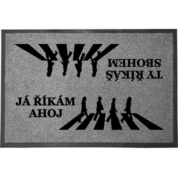 Hotová rohožka z plastu, PVC 60 x 40 cm