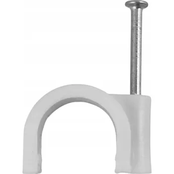 kabelová chránička Držák kulatého kabelu Talvico bílý 07848 16 mm