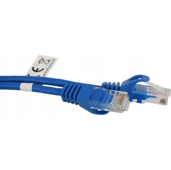 Síťový kabel SÍŤOVÝ KABEL PATCH CORD UTP RJ45 KAT. 5E MODRÝ CCA 2,0 m 5P31