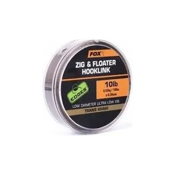 Fox Edges Zig & Floater Návazcová šňůra Průhledná 0,261mm/12lb/5,44kg/100m
