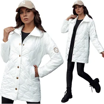 Dámská softshellová bunda DÁMSKÁ PROŠÍVANÁ PŘECHODNÁ BUNDA ECRU ty4526 - 40