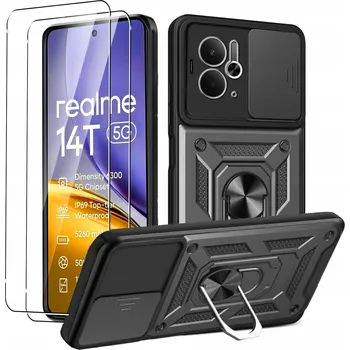 Pouzdro na mobilní telefon Zadní Kryt Koanni pro Realme 14, 14T černé