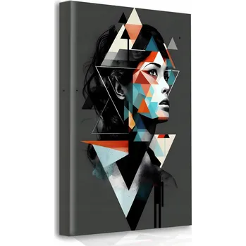 Obraz OBRAZ NA PLÁTNĚ NA ZEĎ Abstrakce 3D 50x70 cm