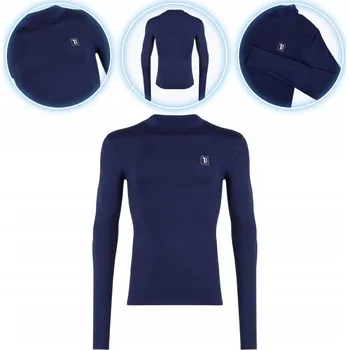 Termoaktivní triko s dlouhým rukávem OneTeam GOAL DRY PLUS tmavě modré XXL