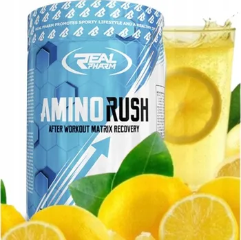 Aminokyselina Vícesložkový práškový produkt Real Pharm 500 g pomeranč