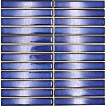 Obklad Keramická mozaika, modrá keramická dlaždice s leskem