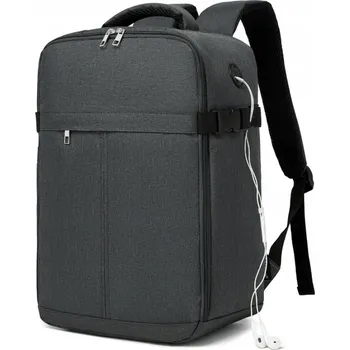 Městský batoh Batoh Taška RYANAIR do letadla 40x20x25 Šedá Kabinový příruční batoh Comodo