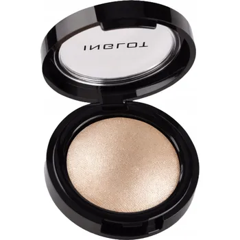 Přípravek na tvář Jednotlivý lisovaný rozjasňovač Inglot Intense Sparkler zlatý 3,4 g