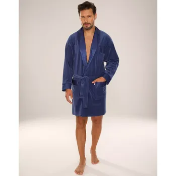 Dámský župan De Lafense 866 Noble M-2XL pánský župan džínovina M