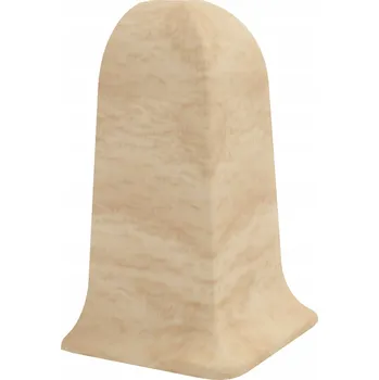 Vnější roh Vilo PVC 4 x 55, délka 10 cm, dub