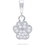 Přívěsek z bílého zlata TLAPKA