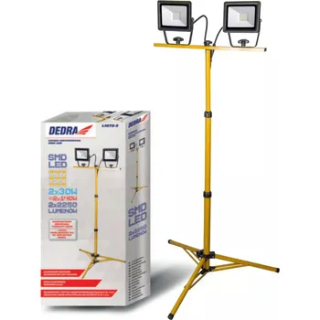 Reflektor Dílenská lampa stojací 2 x 30W DEDRA L1072-3