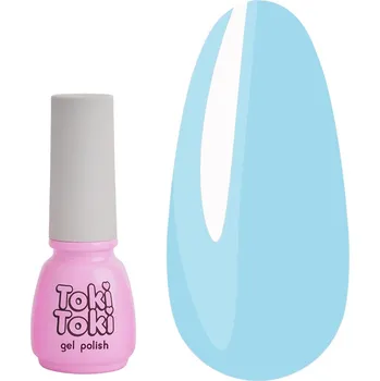Lak na nehty Hybridní lak Toki-Toki 084 světle lazurový 5 ml