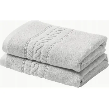 Ručník Ručník Cordelia Světle šedý 30 x 50 cm, 2 ks