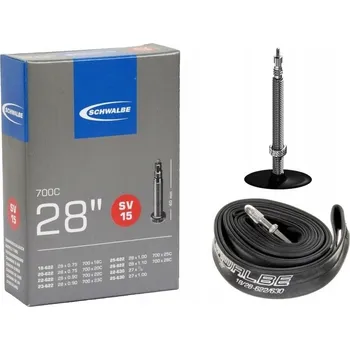 Duše na kolo Duše SCHWALBE 28 palců SV15 silniční 23-25-28-622