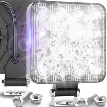 PRACOVNÍ LAMPA HALOGEN LED 16 DIOD REFLEKTOR SVĚTLOMET VODOTĚSNÝ