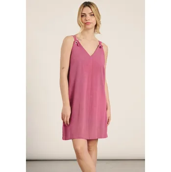 Dámské plavky Muydemi Dámské plážové šaty- len/viskóza- fuchsiová, fuxia M i321_122458-476692