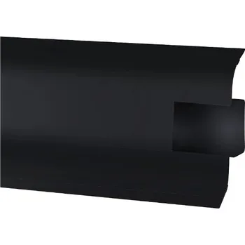 Podlahová lišta Lišta Vilo PVC 21 x 55, délka 250 cm, černá