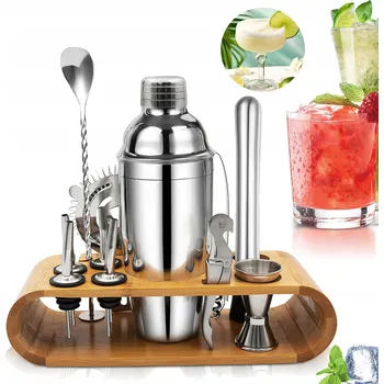 Shaker BARMANSKÁ SADA SHAKER NA KOKTEJLY DRINKY ŠEJKR STOJAN